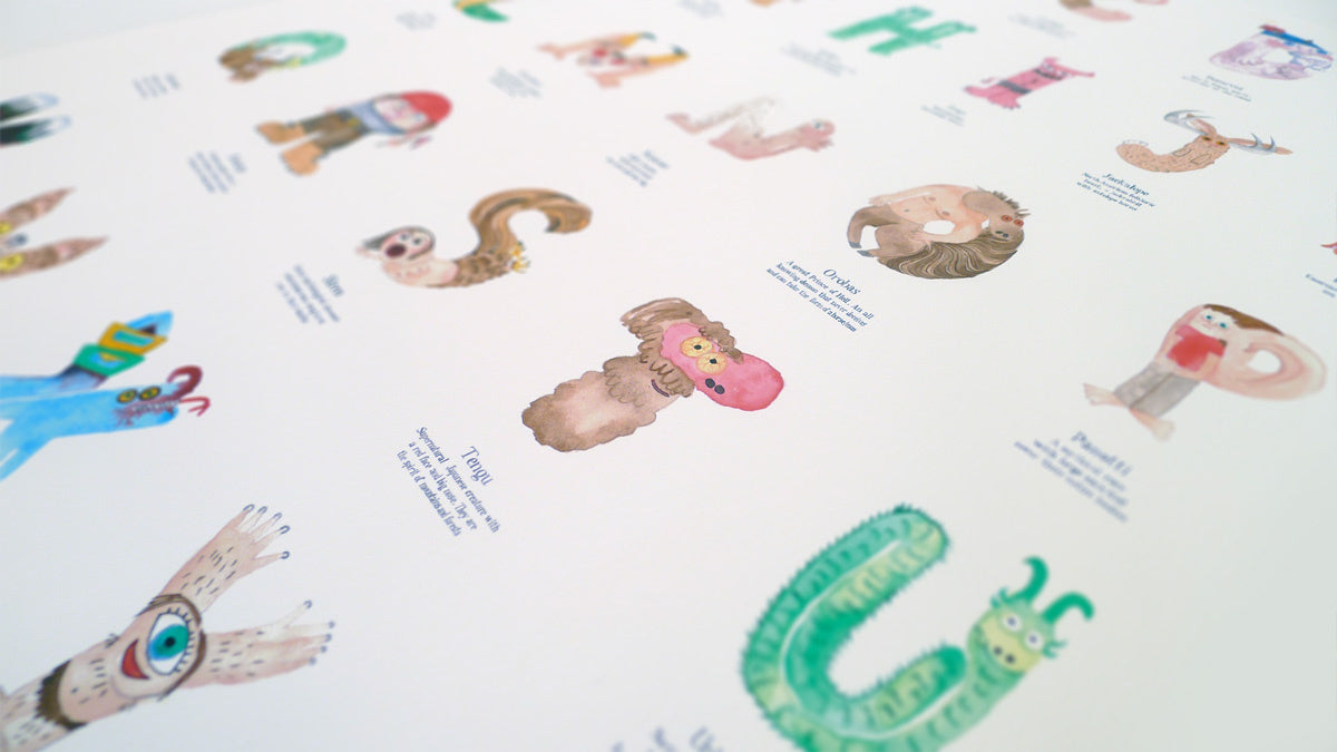 Alphabet of Mythical Animals