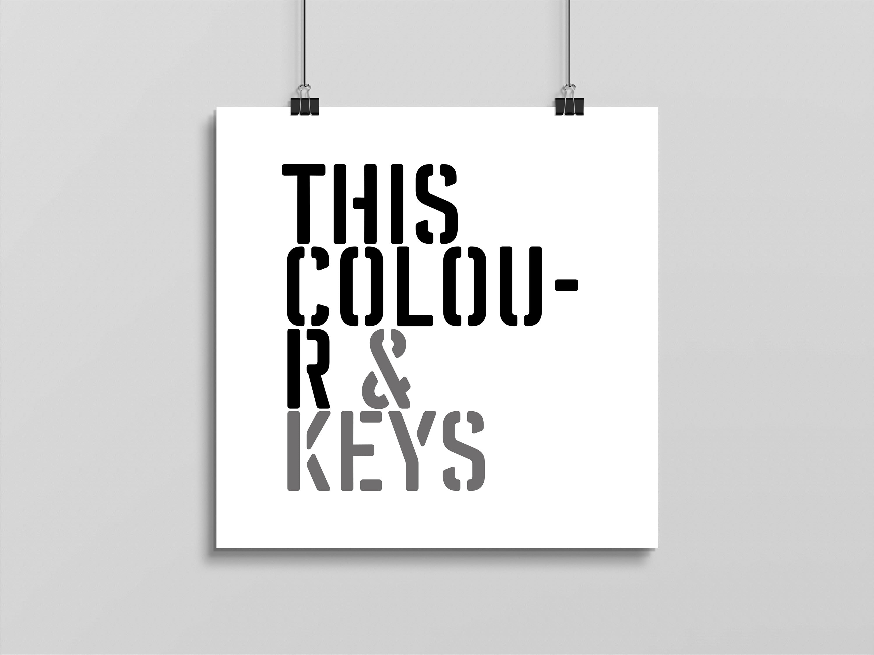 This Colour & Keys
