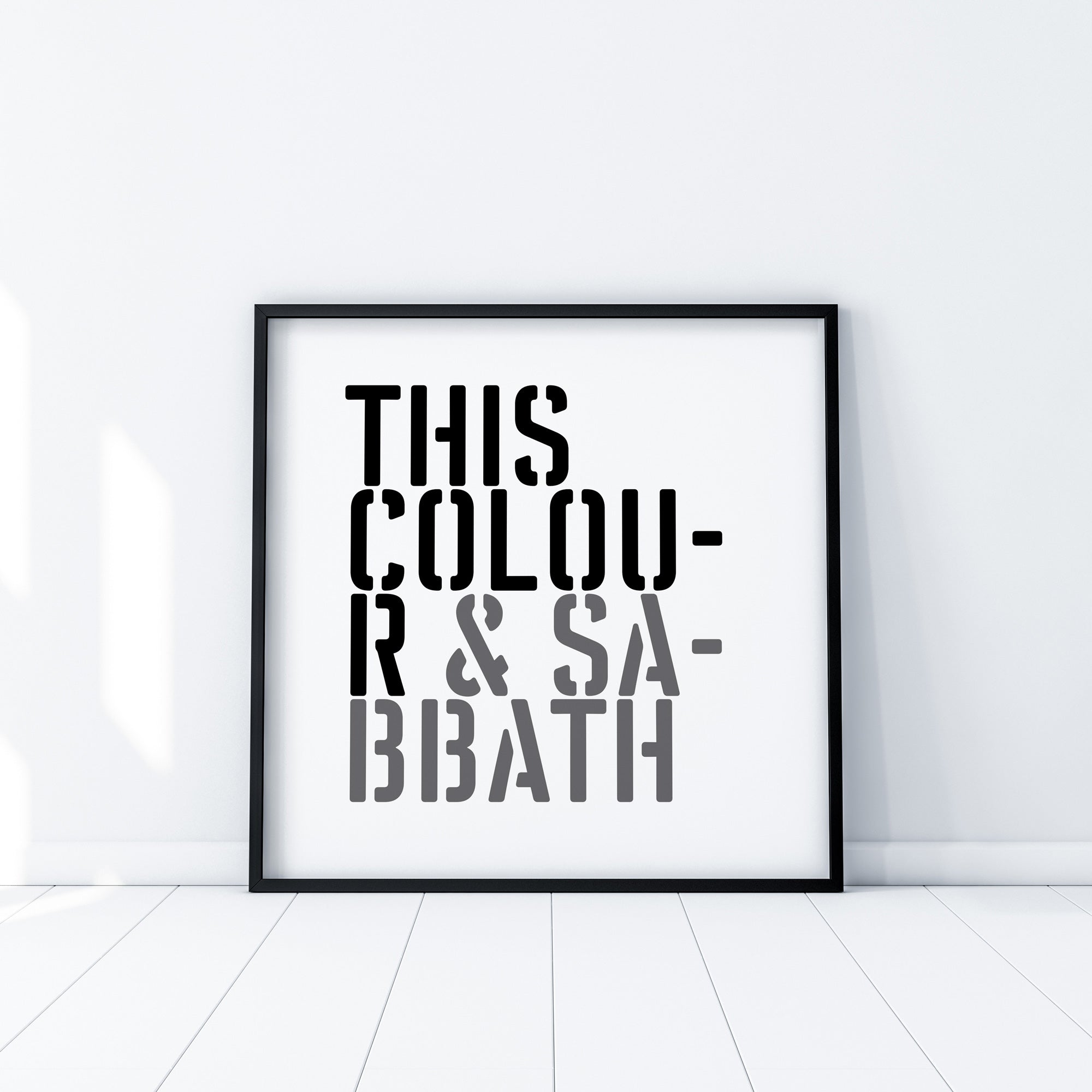 This Colour & Black Sabbath